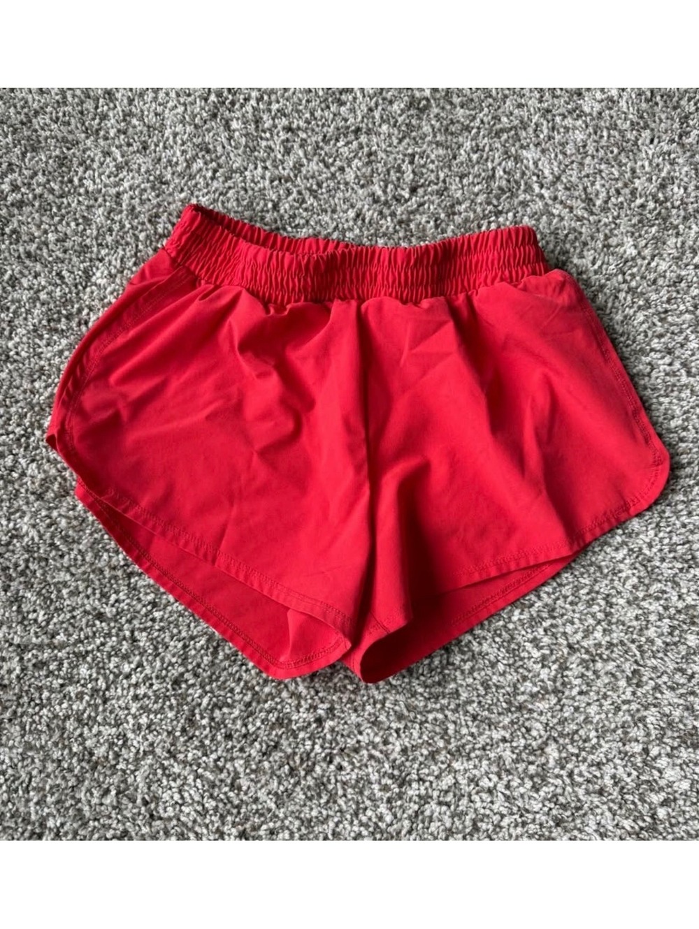 Red girls shorts